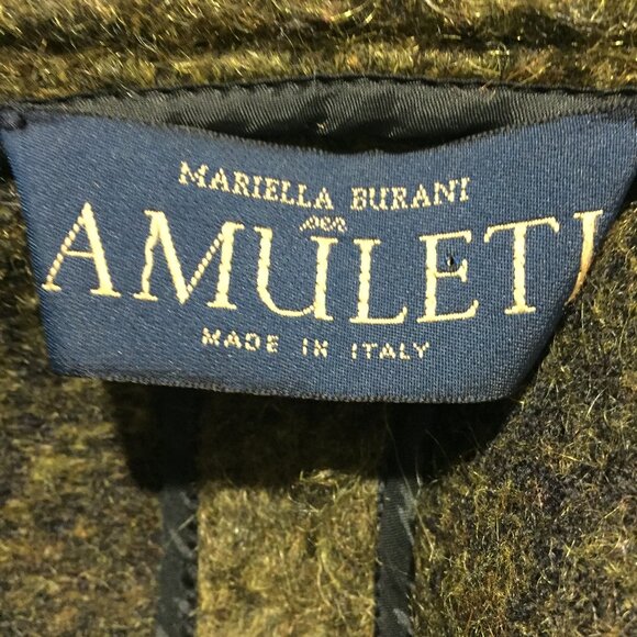 VINTAGE MARIELLA BURANI AMULETI WOOL BLEND JACKETS SIZE 8 - Picture 9 of 9